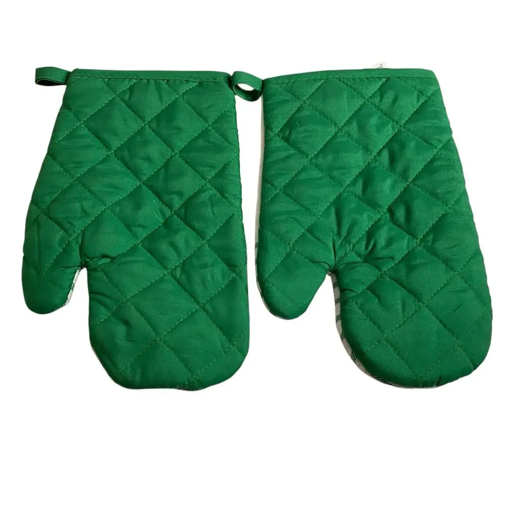 NWT Holiday Style Nutcracker Spoon Rest Oven Mitts Set Christmas Cottagecore